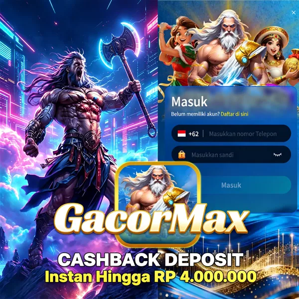GACORMAX Bonus Member Baru 100%